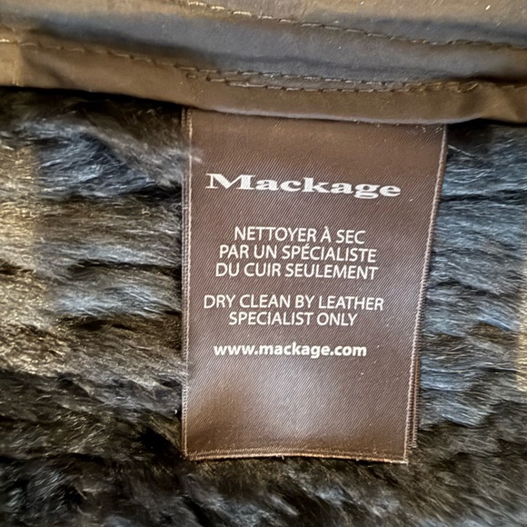 Mackage Fur and Leather Cardigan Jacket - Picture 5 of 6